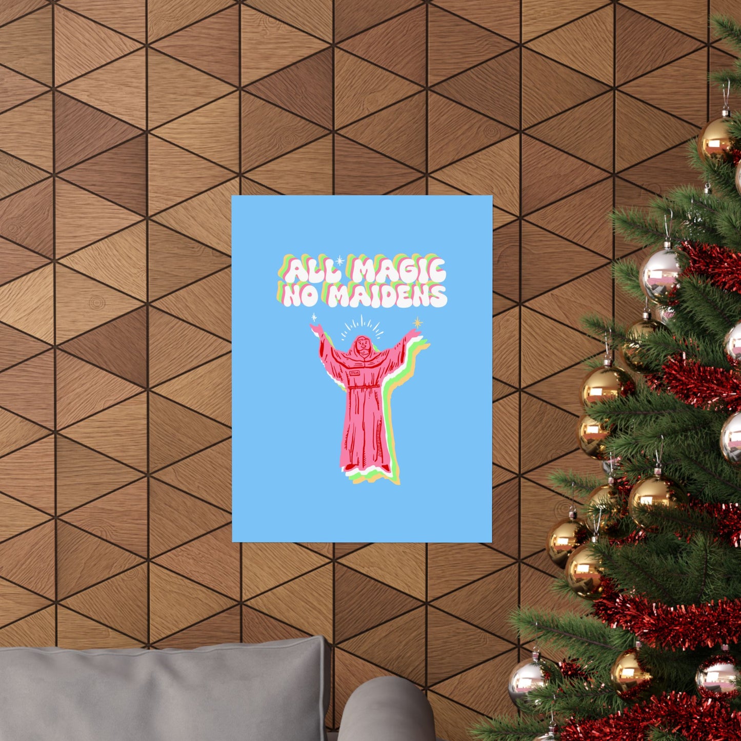 Friar Steve All Magic No Maidens Art Print