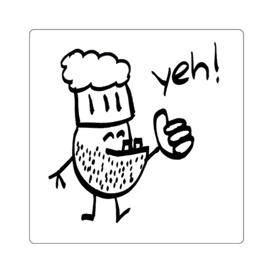 Caveman Cook Sticker (Charity Item)
