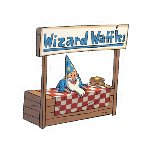 Waffle Wizard Sticker